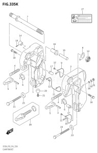 01504F-610001 (2016) 15hp P03-U.S.A (DF15A  DF15ATH) DF15A drawing CLAMP BRACKET (DF20ATH:P03)