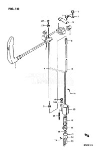 DT15C From 01502-351001 ()  1993 drawing CLUTCH