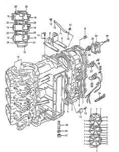 Outboard DT 65 drawing Cylinder