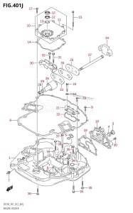 DF250Z From 25003Z-210001 (E01 E40)  2012 drawing ENGINE HOLDER (DF250T:E01)