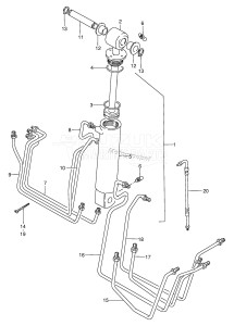 DT75TC From 07501-011001 ()  1990 drawing TILT CYLINDER (TC,WT ~MODEL:94)