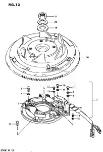 DT40 From 04003-503697 ()  1985 drawing MAGNETO