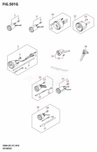 DF60A From 06003F-710001 (E01 E40)  2017 drawing OPT:METER (DF60A:E01)