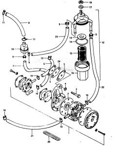 DT50 From 05001k-601361 till 601714 ()  1986 drawing FUEL PUMP