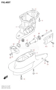 05003F-510001 (2005) 50hp E01-Gen. Export 1 (DF50A  DF50ATH) DF50A drawing DRIVE SHAFT HOUSING (DF60AVTH:E01)