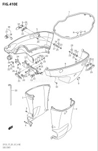 17502Z-210001 (2012) 175hp E01 E40-Gen. Export 1 - Costa Rica (DF175Z) DF175Z drawing SIDE COVER (DF175T:E01)