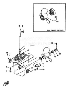 25N drawing LOWER-CASING-x-DRIVE-2