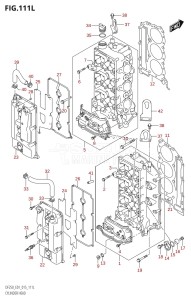 DF200Z From 20002Z-510001 (E01 E40)  2015 drawing CYLINDER HEAD (DF250Z:E01)