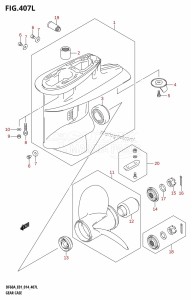 DF60A From 06002F-410001 (E01 E40)  2014 drawing GEAR CASE (DF60ATH:E01)