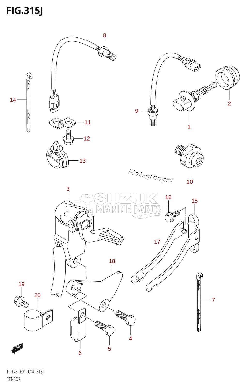 SENSOR (DF175T:E01)