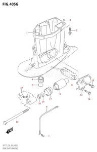 DF175TG From 17502F-610001 (E03)  2016 drawing DRIVE SHAFT HOUSING (DF175Z:E03)