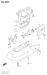 DF40A From 04004F-040001 (E34-Italy)  2020 drawing DRIVE SHAFT HOUSING (DF50AVTH:E01)