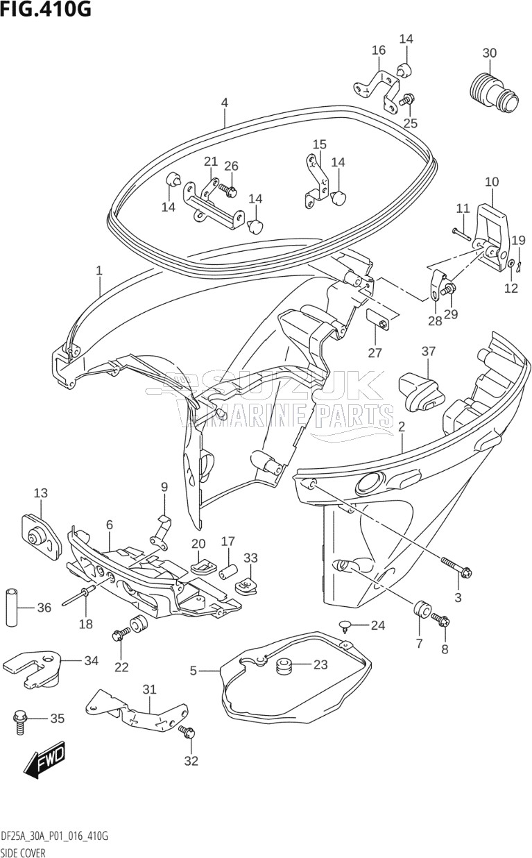 SIDE COVER (DF30AT:P01)