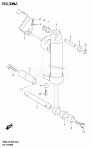 DF40A From 04003F-240001 (E01 E11)  2022 drawing GAS CYLINDER (DF40AQH,DF60AQH)