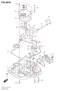 DF250Z From 25003Z-610001 (E40)  2016 drawing ENGINE HOLDER (DF250T:E40)