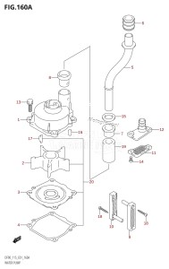 DF115T From 11502F-110001 (E40)  2011 drawing WATER PUMP ((DF90T,DF115T):(K1,K2,K3,K4,K5,K6))