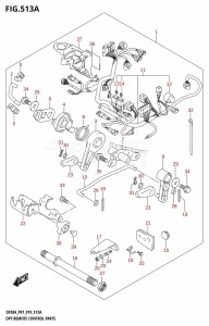 DF20A From 02002F-910001 (P01)  2019 drawing OPT:REMOTE CONTROL PARTS (DF9.9B,DF15A,DF20A)