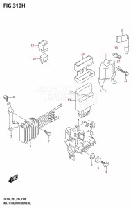 DF9.9B From 00995F-610001 (P03)  2016 drawing RECTIFIER /​ IGNITION COIL (DF20AR:P03)