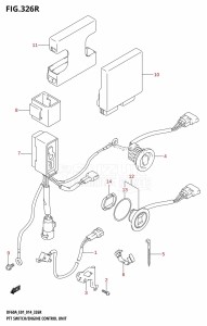 DF50A From 05003F-410001 (E01)  2014 drawing PTT SWITCH /​ ENGINE CONTROL UNIT (DF60AVT:E01)