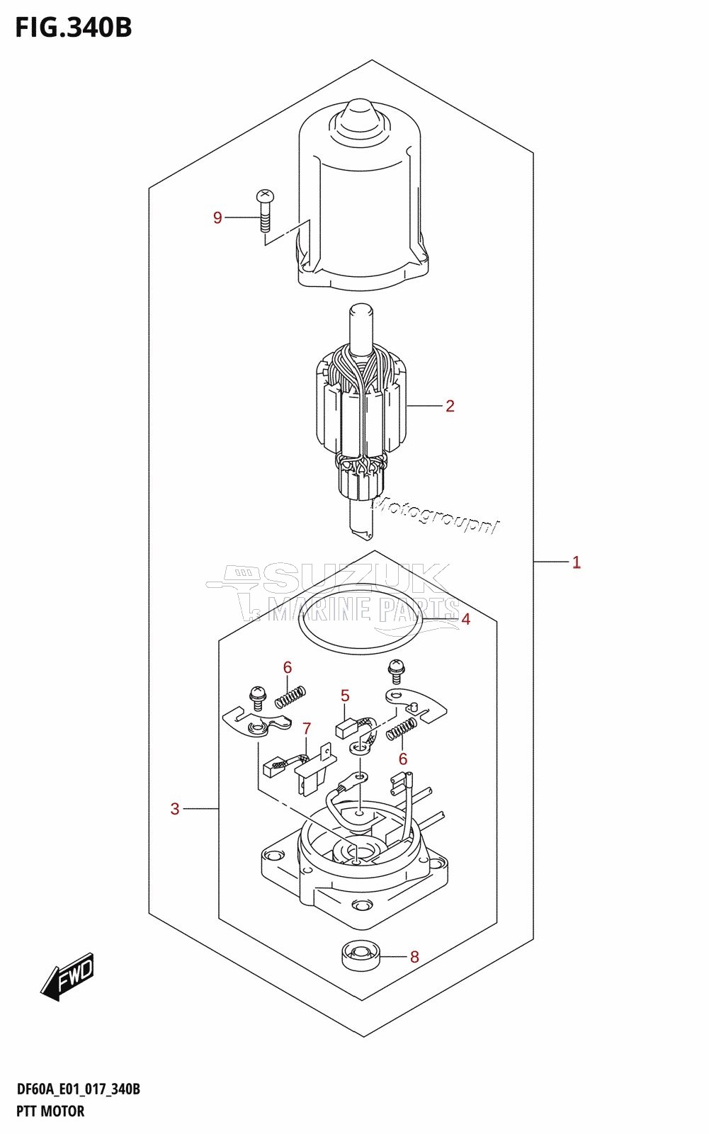 PTT MOTOR (DF40ATH:E01)