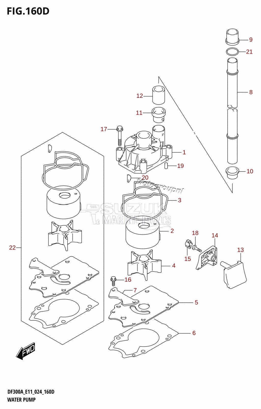 WATER PUMP (DF250ATSS)