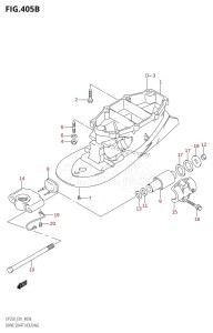 DF200Z From 20002Z-110001 (E01 E40)  2011 drawing DRIVE SHAFT HOUSING (L-TRANSOM)