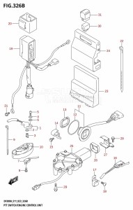 DF250A From 30002P-040001 (E03)  2020 drawing PTT SWITCH /​ ENGINE CONTROL UNIT (DF250A)