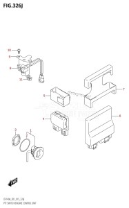 DF140A From 14003F-510001 (E40)  2015 drawing PTT SWITCH /​ ENGINE CONTROL UNIT (DF140AZ:E40)