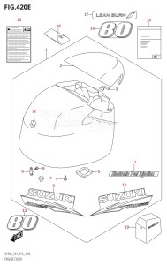 DF70A From 07003F-710001 (E03)  2017 drawing ENGINE COVER (DF80A:E01)