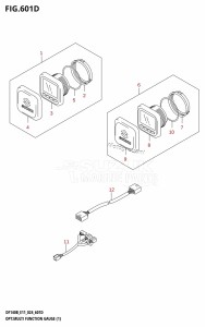 DF100C From 10005F-440001 (E01)  2024 drawing OPT:MULTI FUNCTION GAUGE (1) (E40)