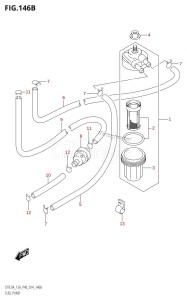 DT9.9A From 00993K-410001 (P36 P40)  2014 drawing FUEL PUMP (DT9.9AK:P40)