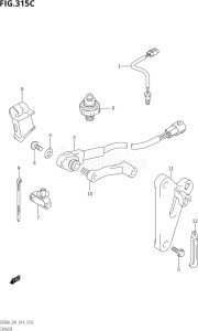 05003F-410001 (2014) 50hp E01-Gen. Export 1 (DF50A  DF50ATH) DF50A drawing SENSOR (DF40ATH:E01)