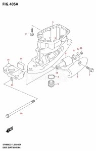 DF115BG From 11505F-440001 (E11 - E40)  2024 drawing DRIVE SHAFT HOUSING