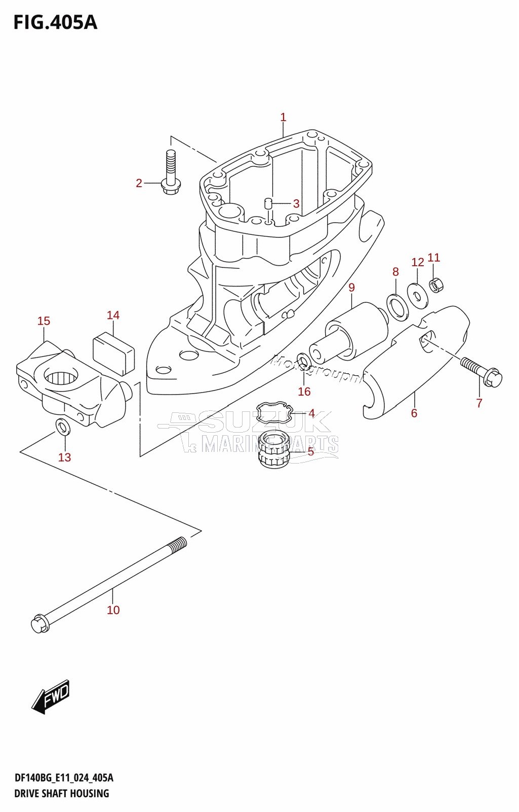 DRIVE SHAFT HOUSING