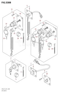 DF70 From 07001F-151001 (E01 E40)  2001 drawing OPT:SWITCH (K5,K6,K7,K8,K9)