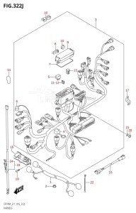 DF115A From 11503F-610001 (E01 E03 E11 E40)  2016 drawing HARNESS (DF140AZ:E40)