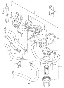 DT115 From 11502-607706 ()  1986 drawing FUEL PUMP (DT115TC,MODEL:97~00)