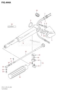 DT9.9 From 00993K-310001 (P36 P40)  2013 drawing TILLER HANDLE (DT9.9:P40)