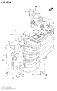 DF200AZ From 20003Z-340001 (E11 E40)  2023 drawing INTAKE MANIFOLD /​ THROTTLE BODY (020,021)