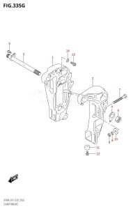 DF50A From 05003F-040001 (E01)  2020 drawing CLAMP BRACKET (DF50AVTH,DF60AVT,DF60AVTH)