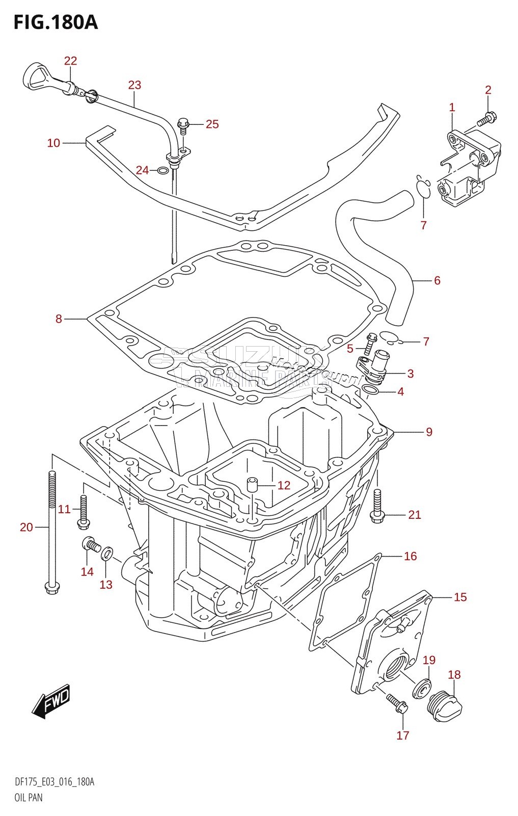 OIL PAN (DF150T:E03)