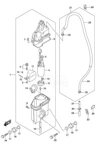 DF 200A drawing Fuel Vapor Separator