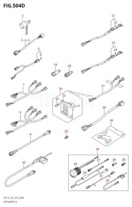 DF175ZG From 17502Z-410001 (E01 E40)  2014 drawing OPT:METER (3) (DF150ZG:E40)