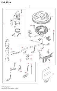 DF15A From 01504F-310001 (P03)  2013 drawing OPT:STARTING MOTOR (MANUAL STARTER)