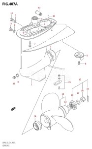 DF40 From 04001F-151001 (E01)  2001 drawing GEAR CASE