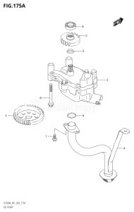 20003F-040001 (2020) 200hp E01 E40-Gen. Export 1 - Costa Rica (DF200AT) DF200A drawing OIL PUMP