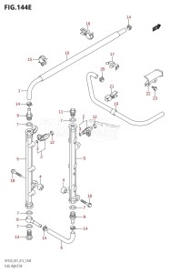 DF225Z From 22503Z-210001 (E01 E40)  2012 drawing FUEL INJECTOR (DF225T:E01)