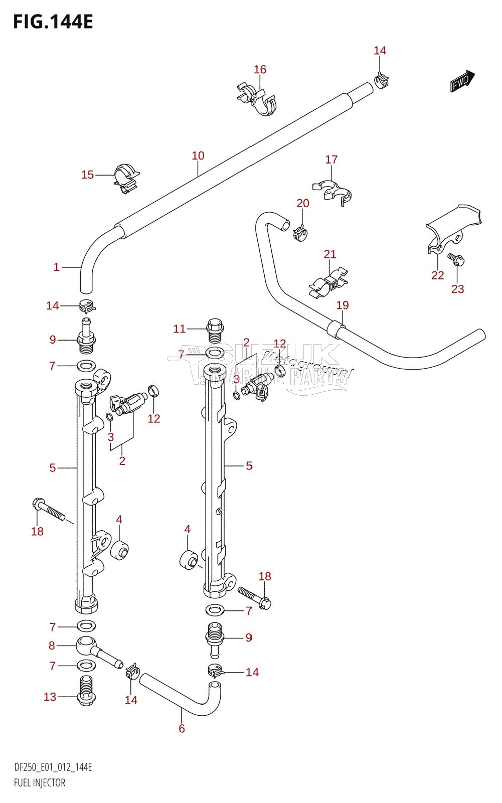 FUEL INJECTOR (DF225T:E01)