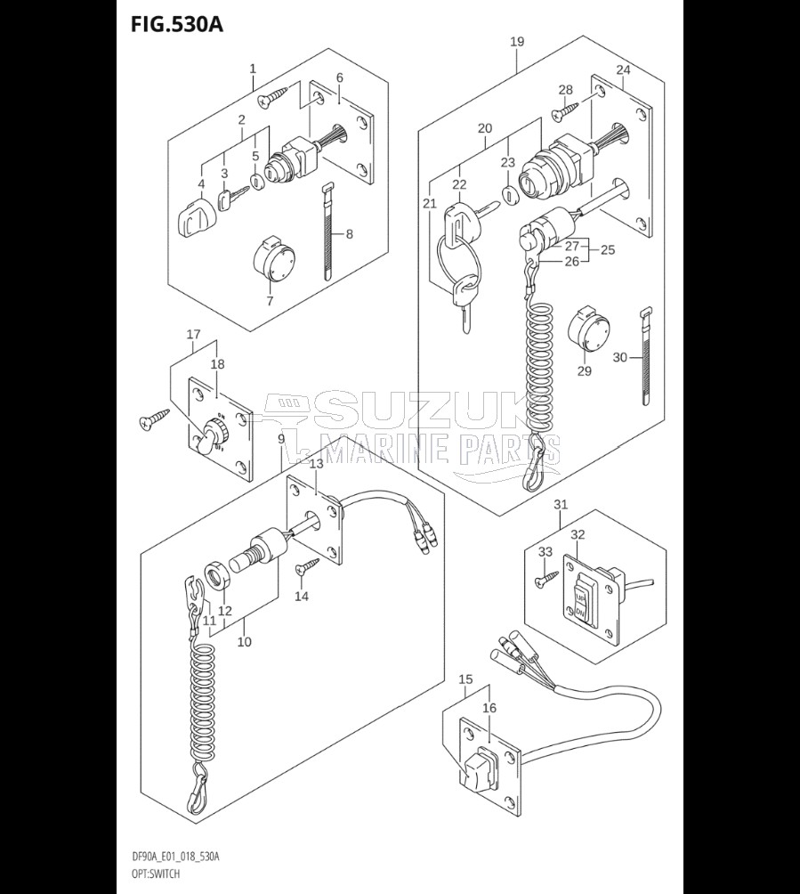 OPT:SWITCH (DF70A,DF80A,DF90A,DF100B)