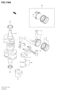 DF50 From 05001F-251001 (E03)  2002 drawing CRANKSHAFT